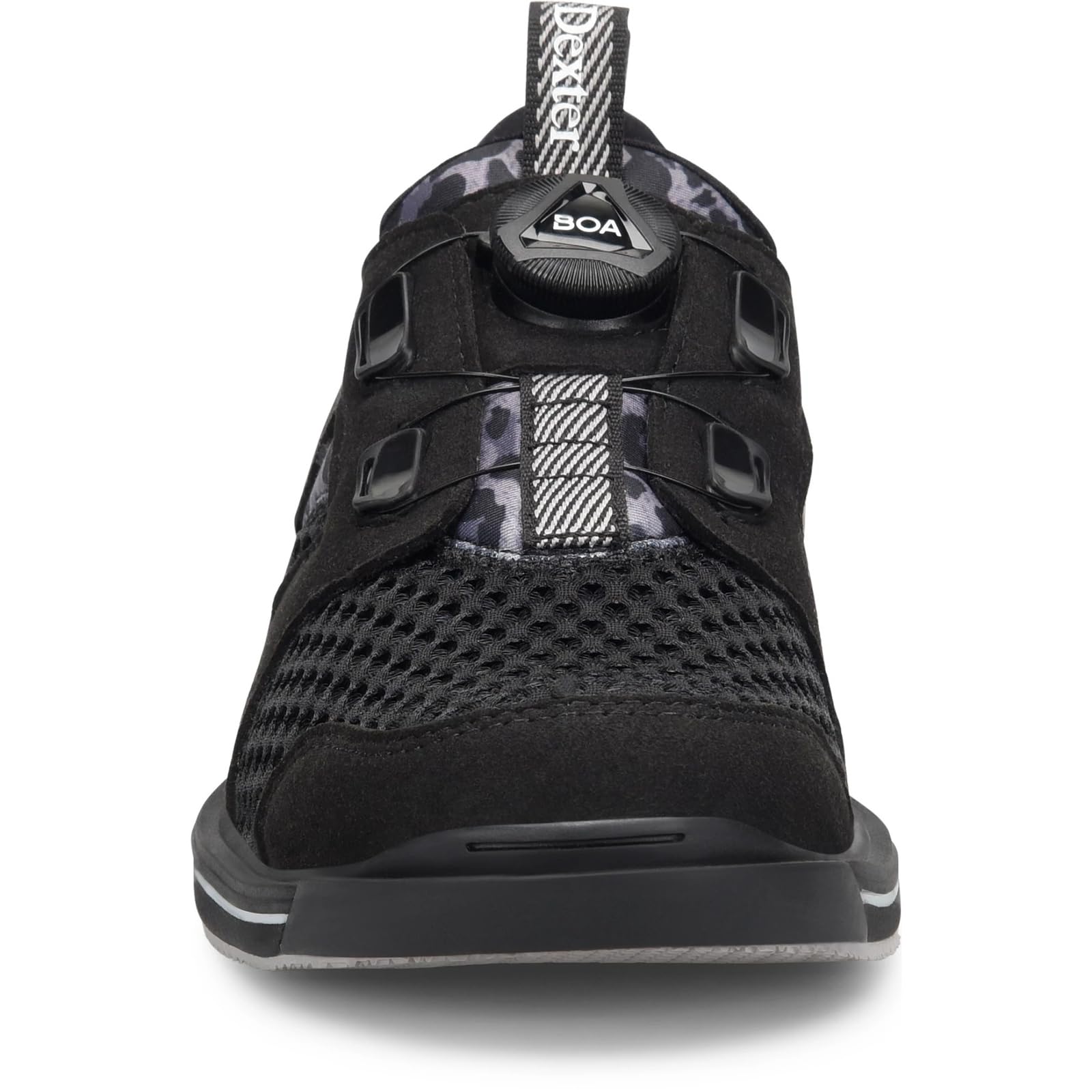 Womens Pro BOA Bowling Shoes - Black/Leopard