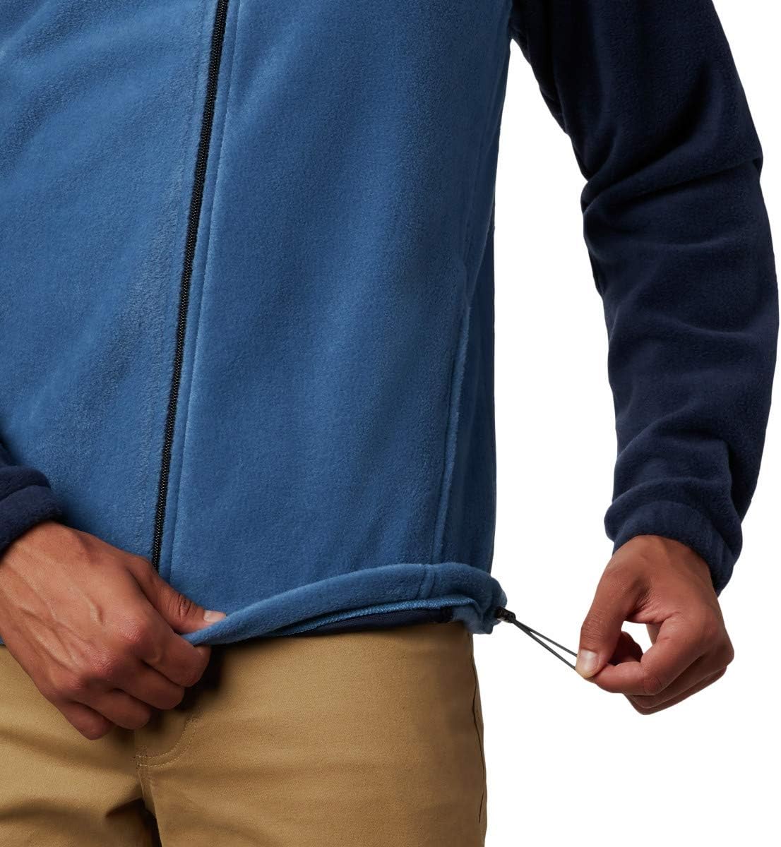 Columbia Men's Steens Mountain 2.0 Full Zip Fleece Jacket Collegiate Navy/Scout Blue Small