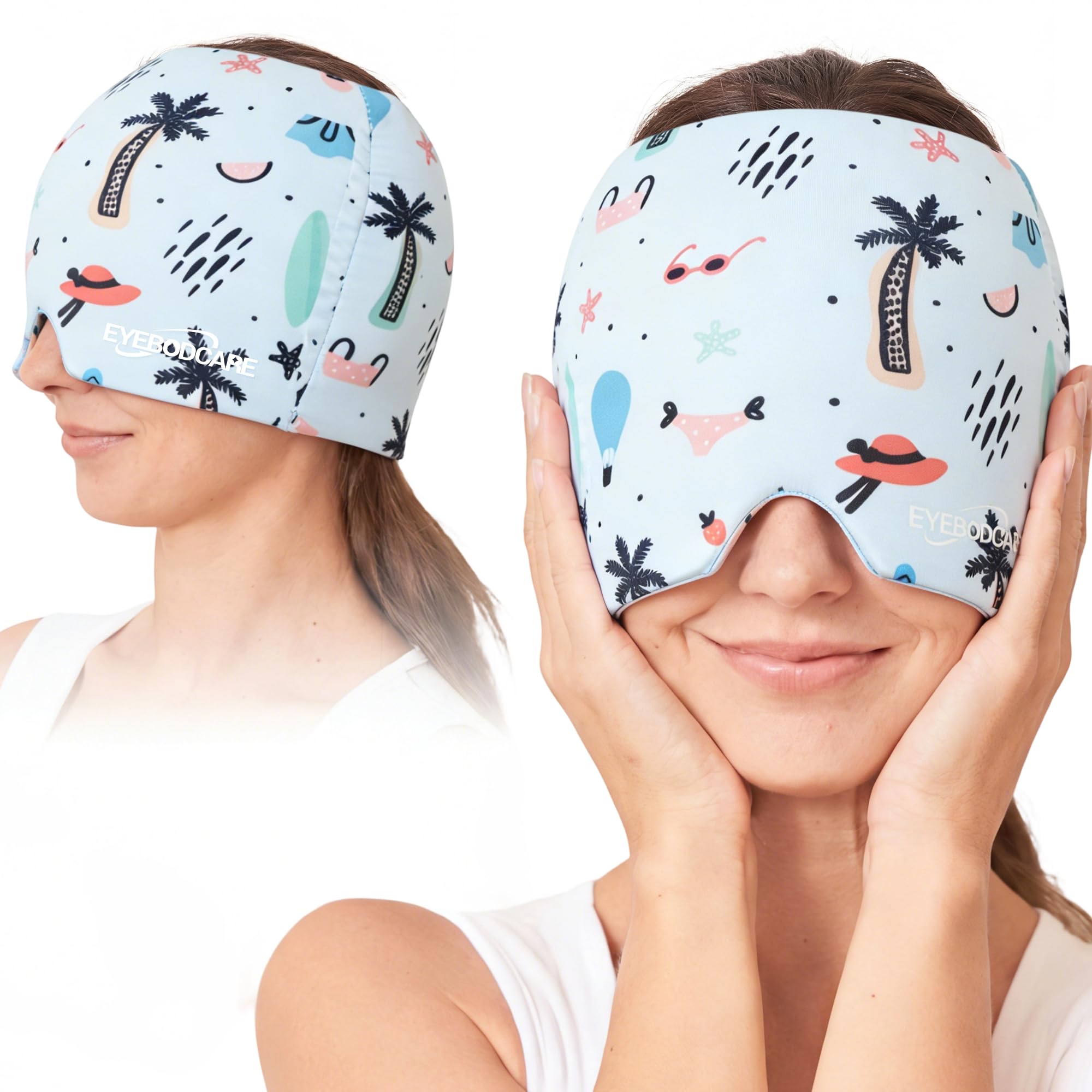 Migraine Relief Cap, Reusable Cold Compress Headband,1pcs — Amazon image 14