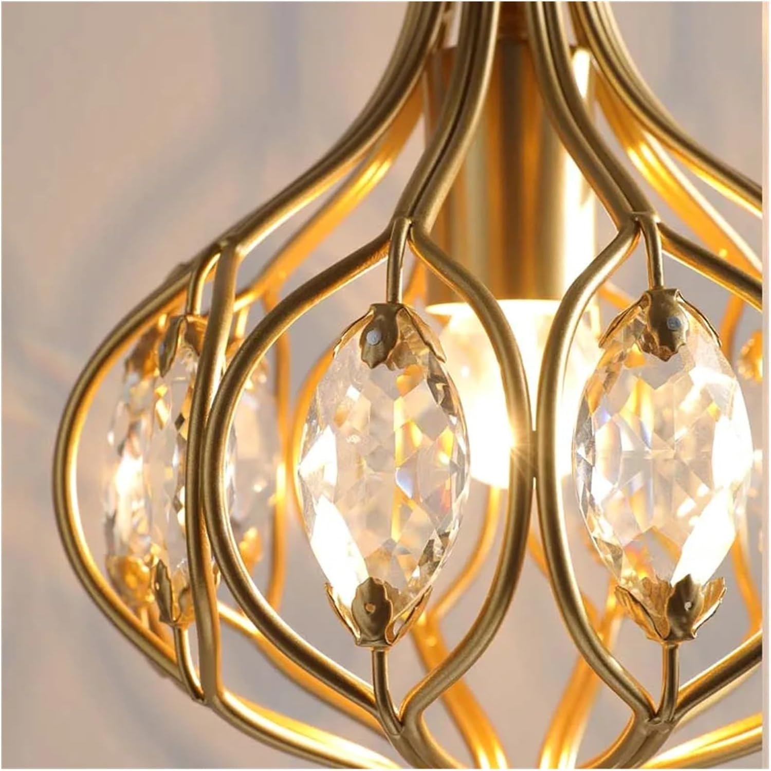 MOCHAMIK Kinkiety Kinkiety Złote Hollow Retro LED Oprawy dekoracyjne do domu Oprawy kompatybilne z łóżkiem w salonie