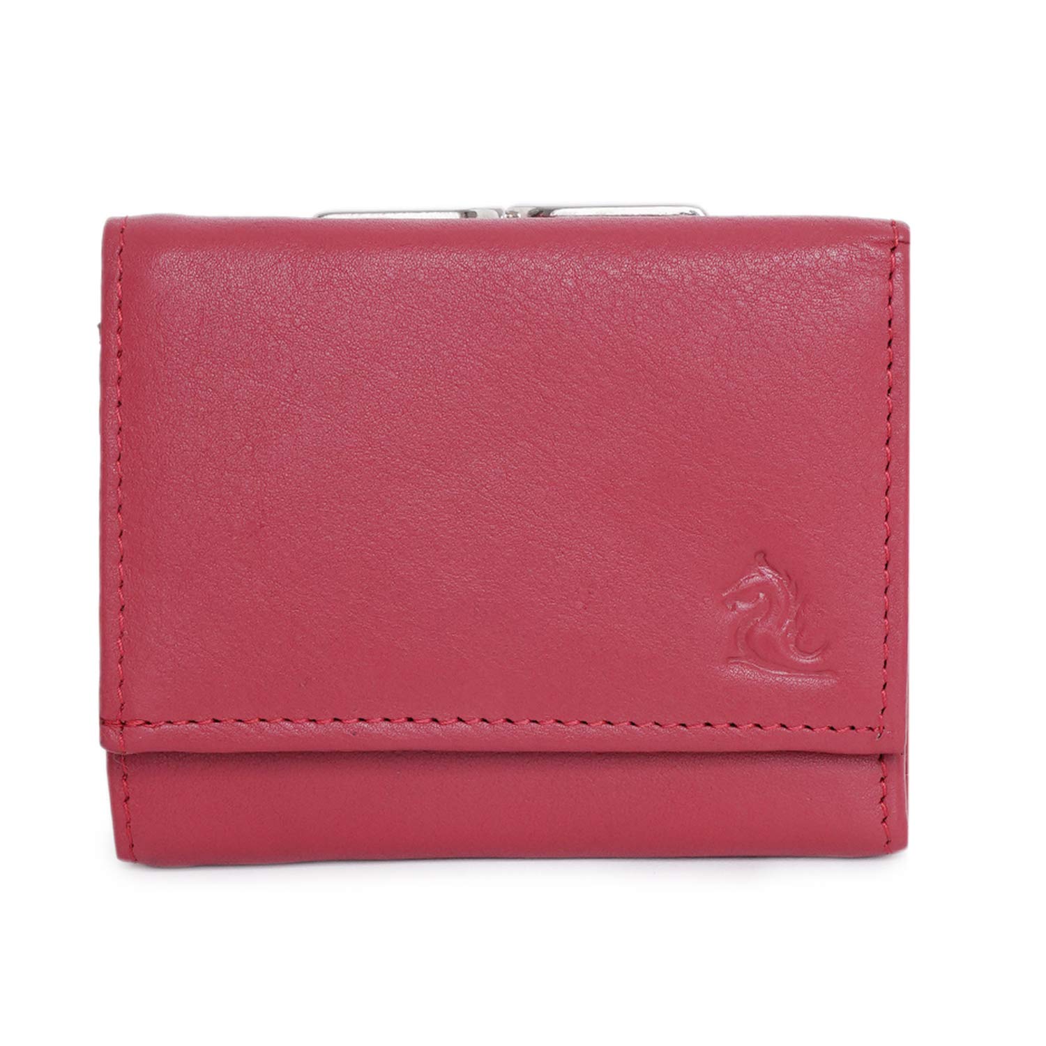 kara Women Red Leather Wallet I Genuine Leather Ladies Purse Visiting Card Holder - Wallet for Women I Trifold Clutch-picture-47