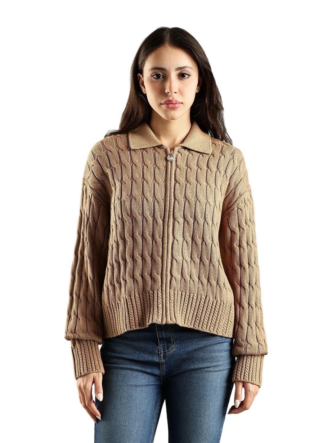 tommy hilfiger Relaxed fit Cotton Spread Collar Cardigan-picture-39
