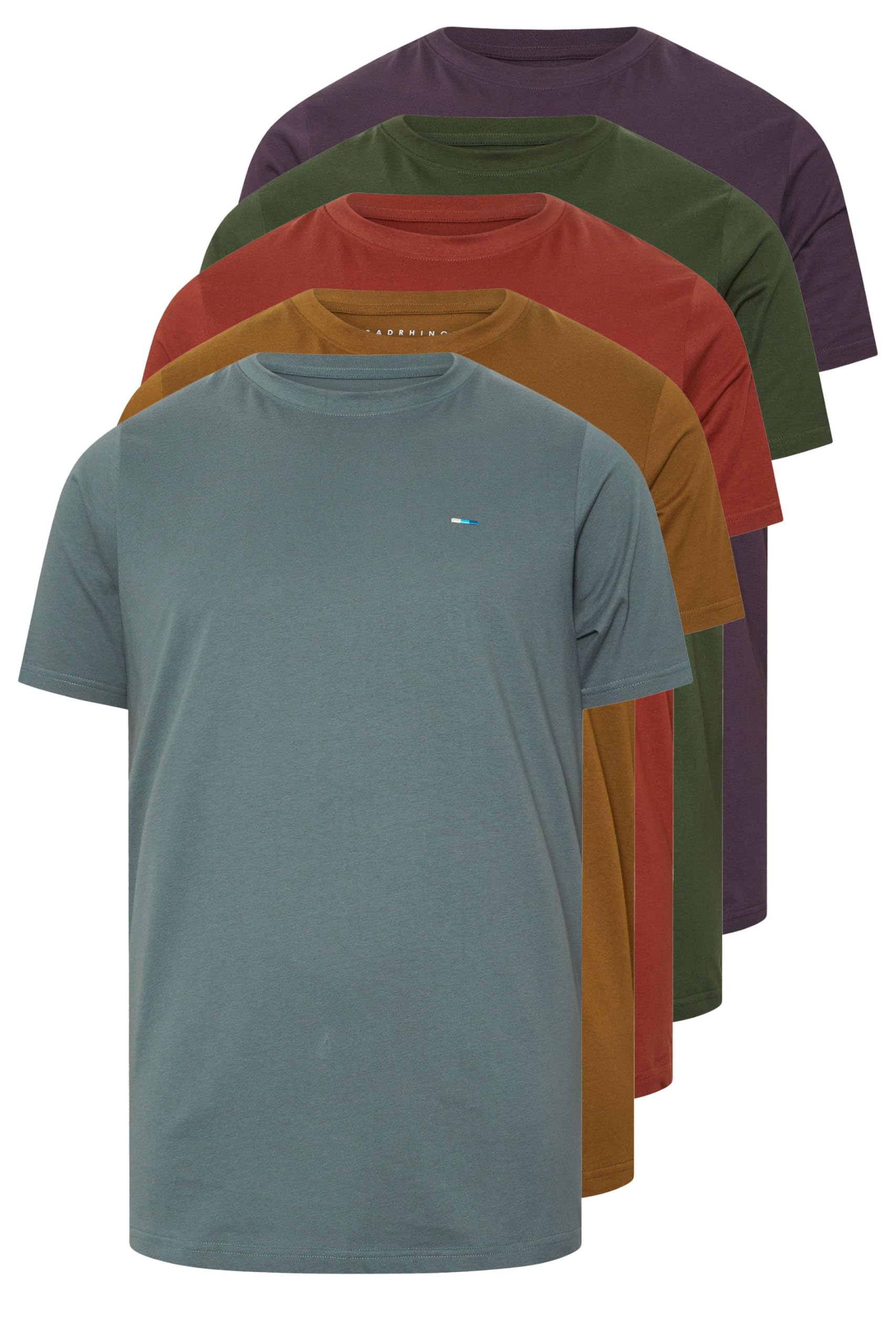 BadRhino Men's Extra Long T-Shirts - Brown - 7-8XL - Cotton