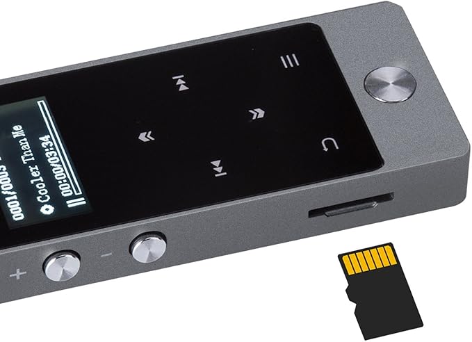 Amazon Co Jp Agptek M20 8gb 合金素材 Hifi超高音質のmp3プレーヤー タッチボタン付き マイクロsdカード32gbに対応 家電 カメラ