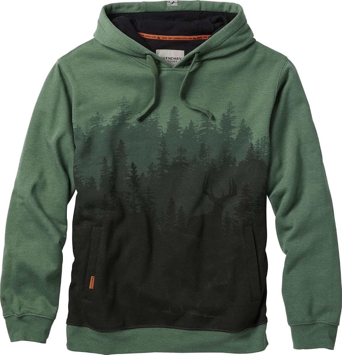 Legendary Whitetails Mens Graphic Hoodie Pullover Sweatshirt