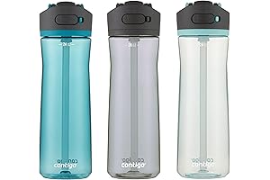 Contigo Ashland 2.0 Clear Water Bottles: A Trio of Refreshing Hydration
