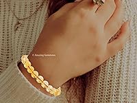 Vista 746 de Amazing Gemstone Pulsera de cristal para mujeres y hombres, pulsera de cristal curativo de protección, pulsera elástica con cuentas de piedras