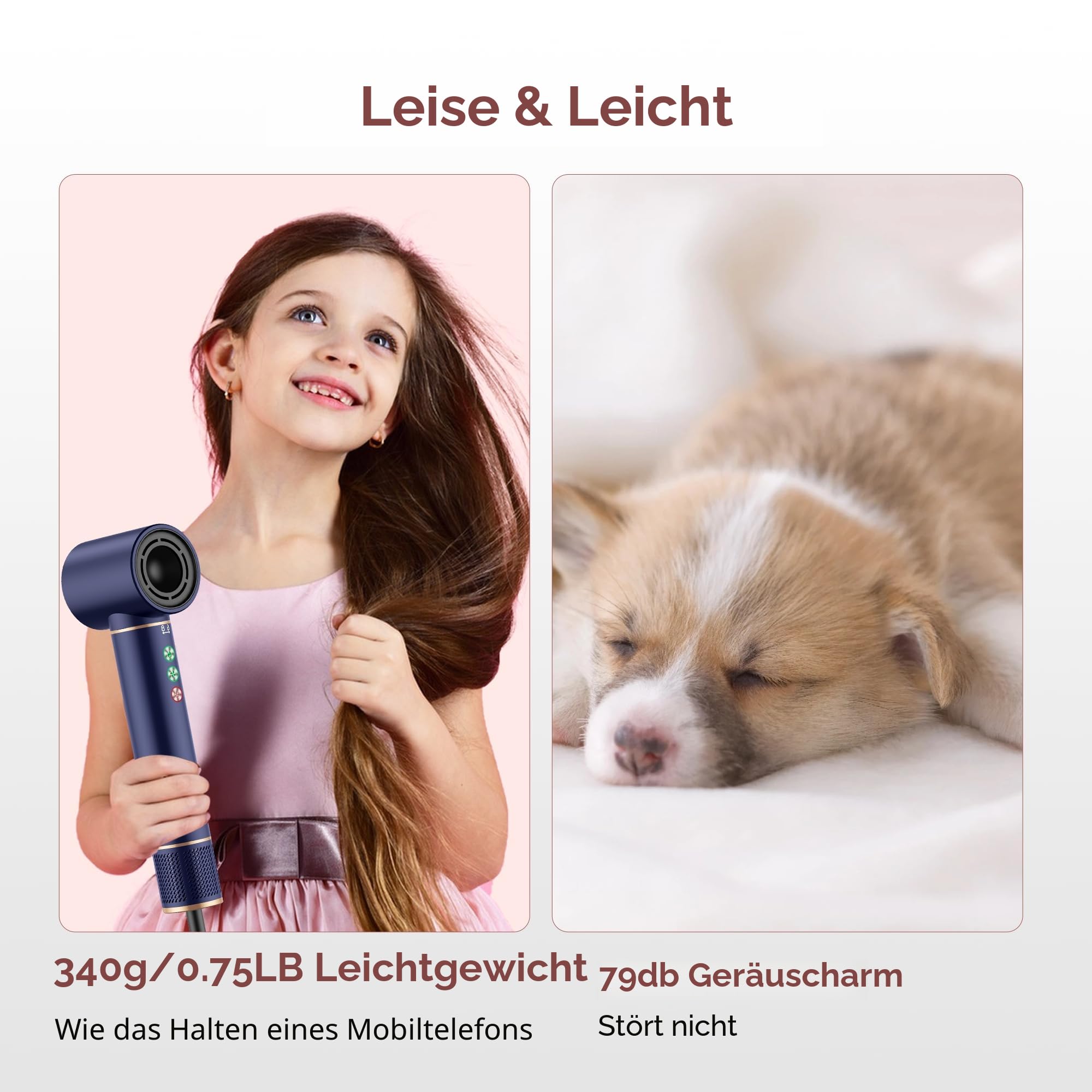 Air Styler 7 in 1 Hair Styler set, 110000 U/Min Haartrockner 1300W High Speed Föhn Mit Diffusor, Warmluftbürste, Lockenstab Automatisch, Glätteisen, Zum Styling, Volumisieren, Locken und Glättenair