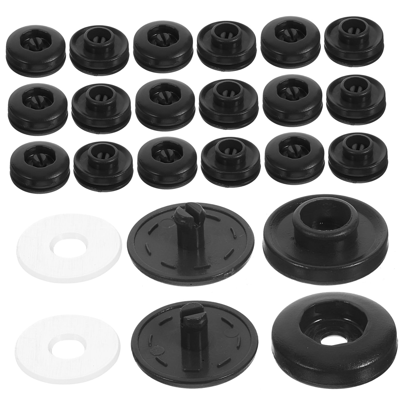 500juegos Botones De Presión De Plástico Para y Ropa Botones Para Manualidades Fáciles De Instalar Perfectos Para Proyectos De Costura y Creación De Ropa Infantil