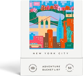 New York City Adventure Bucket List: 50 Scratch-Off Cards for Outdoor Activities, Tourist Attractions, and Road Trips - Perfect Travel Gift and Guide for Exploring New York City