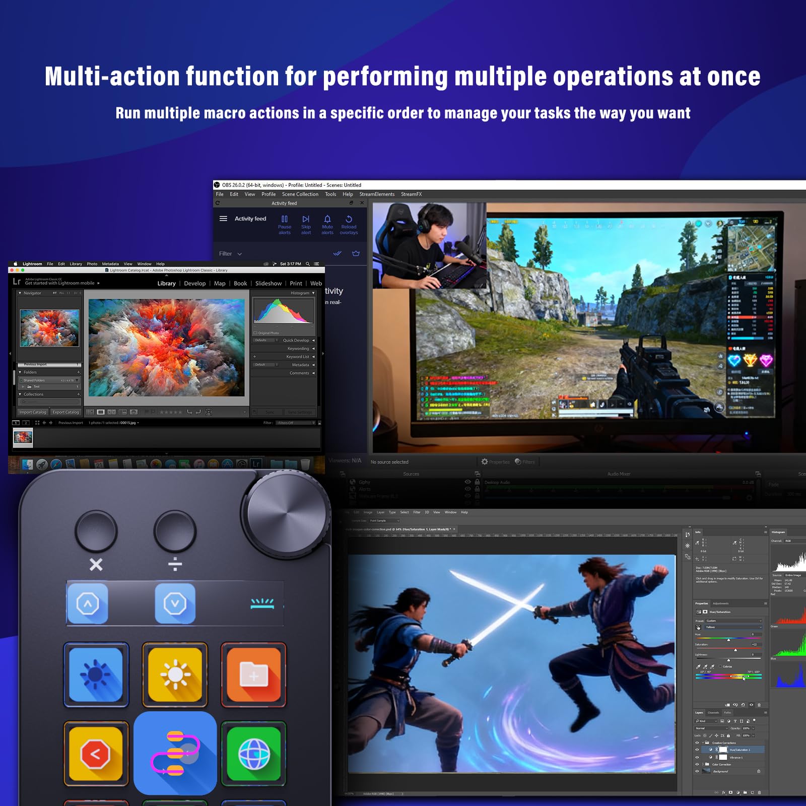 Streaming Macro Keypad N1 (Noir)