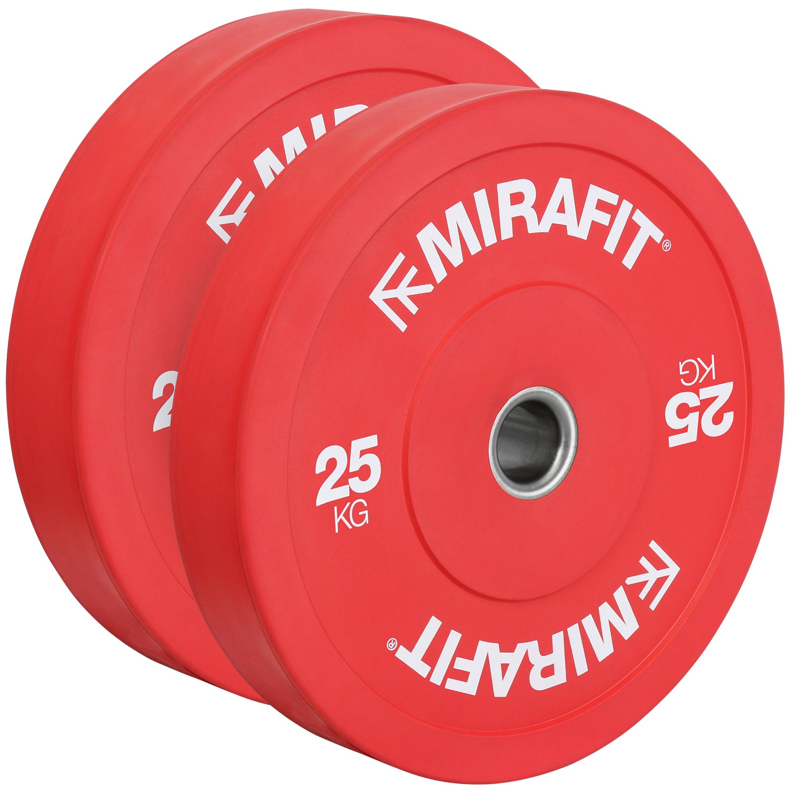 Mirafit Olympic Rubber Bumper Plates - Choice of Size
