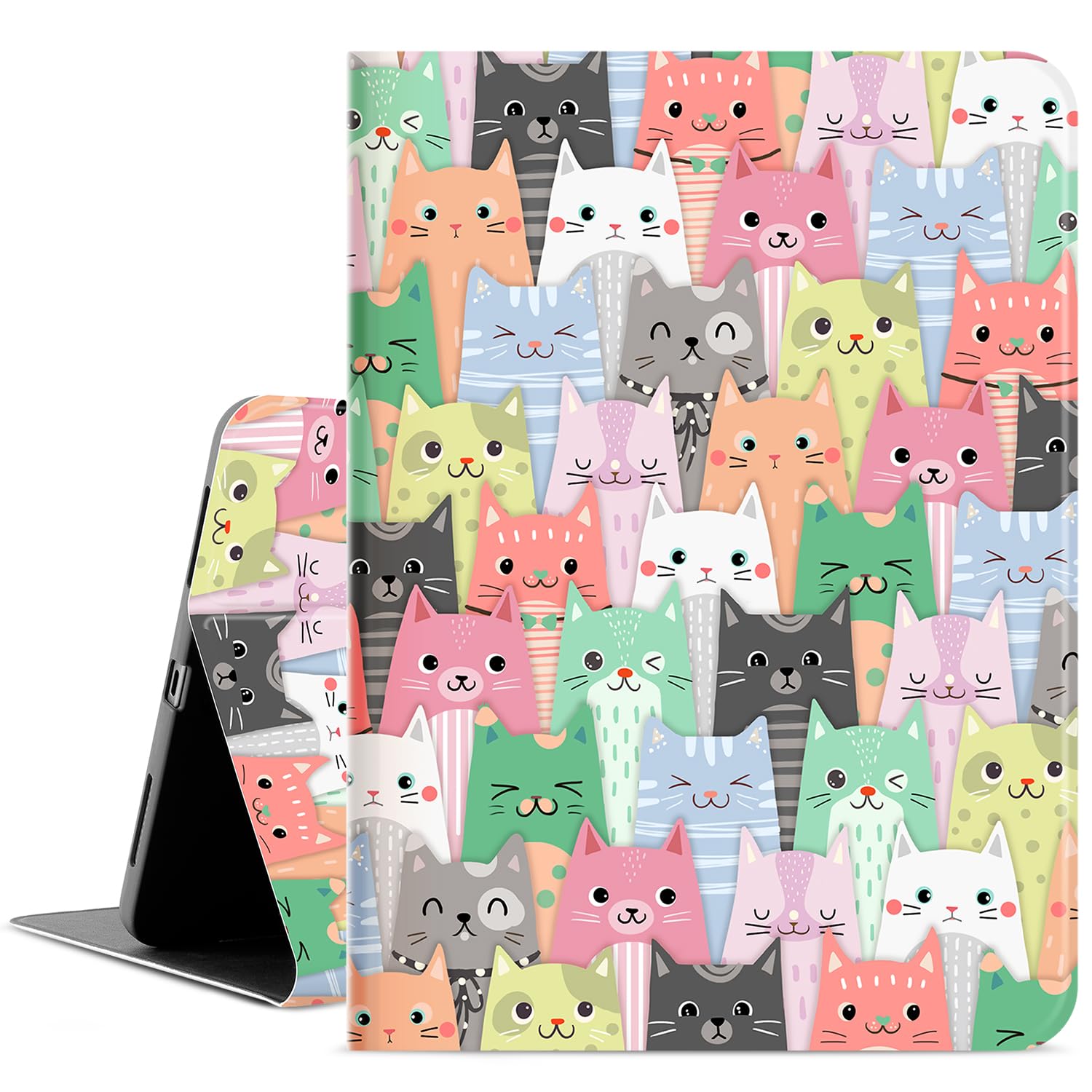 Lokigo Case for iPad Air 11 Inch M4/M3/M2 (2026/2025/2024), for iPad Air 5th Generation / 4th Gen (2022/2020) 10.9 Inch, Pencil Holder, Support Touch