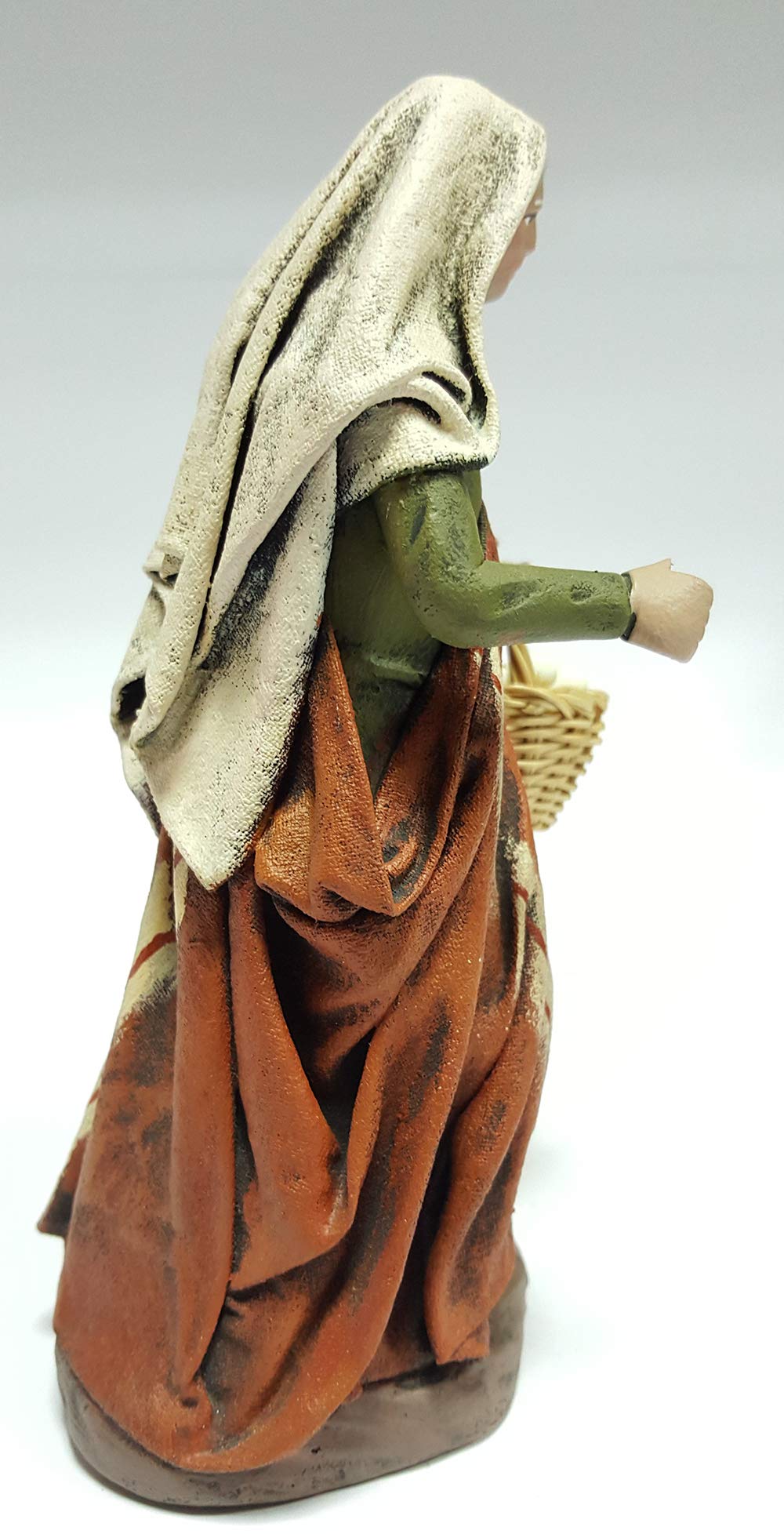 Pastora con Cesta de Huevos, para Figuras de 14 cm