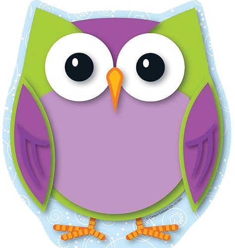 Carson Dellosa Owl Notepad, 50 Sheet Note Pad for Teacher