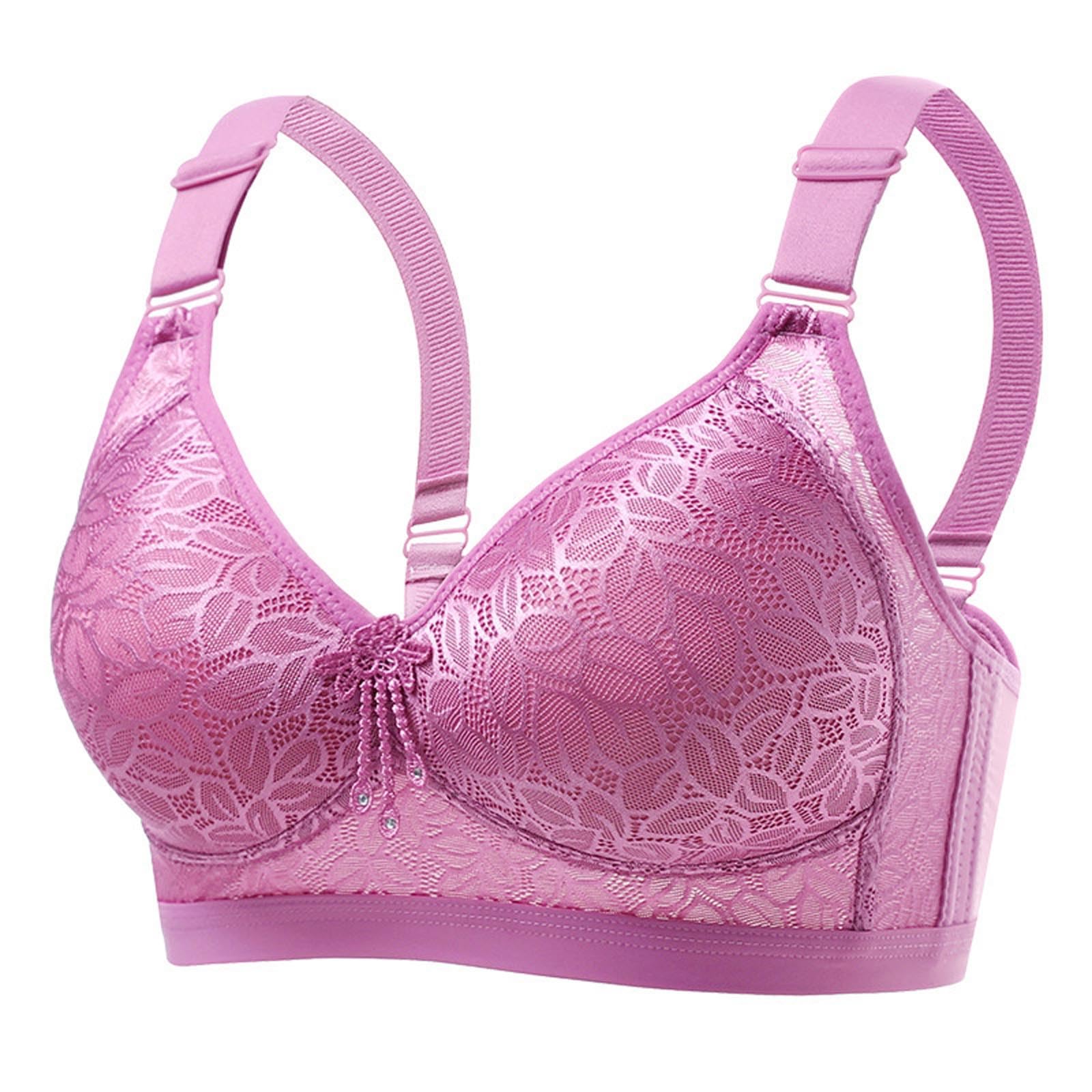 Push Up Bras for Women No Underwire Womens Embroidered Glossy Comfortable Breathable Bra Underwear Sexy Bralettes