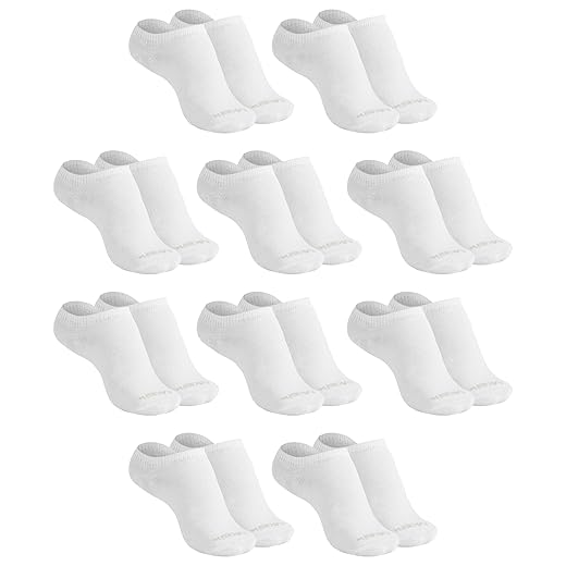 Kit 10 Pares Meias Soquete Sapatilha Invisível Cano Baixo Algodão Mash Unissex