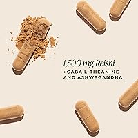 Vista 2 de OM MUSHROOM SUPERFOOD Relax - Cápsulas de hongos, 90 unidades, 30 días, hongos Reishi, Ashwagandha, GABA, L-teanina, magnesio, adaptógenos