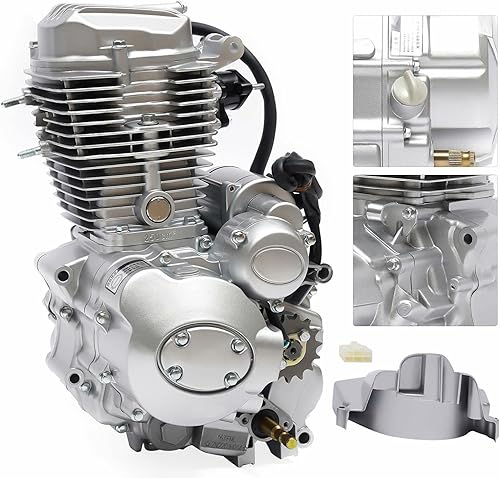 Miniatura 3 de Motor ATV de 200cc250cc Motor de 4 tiempos de un solo cilindro con motor vertical refrigerado por aire, motor vertical ATV CG250 Motor con