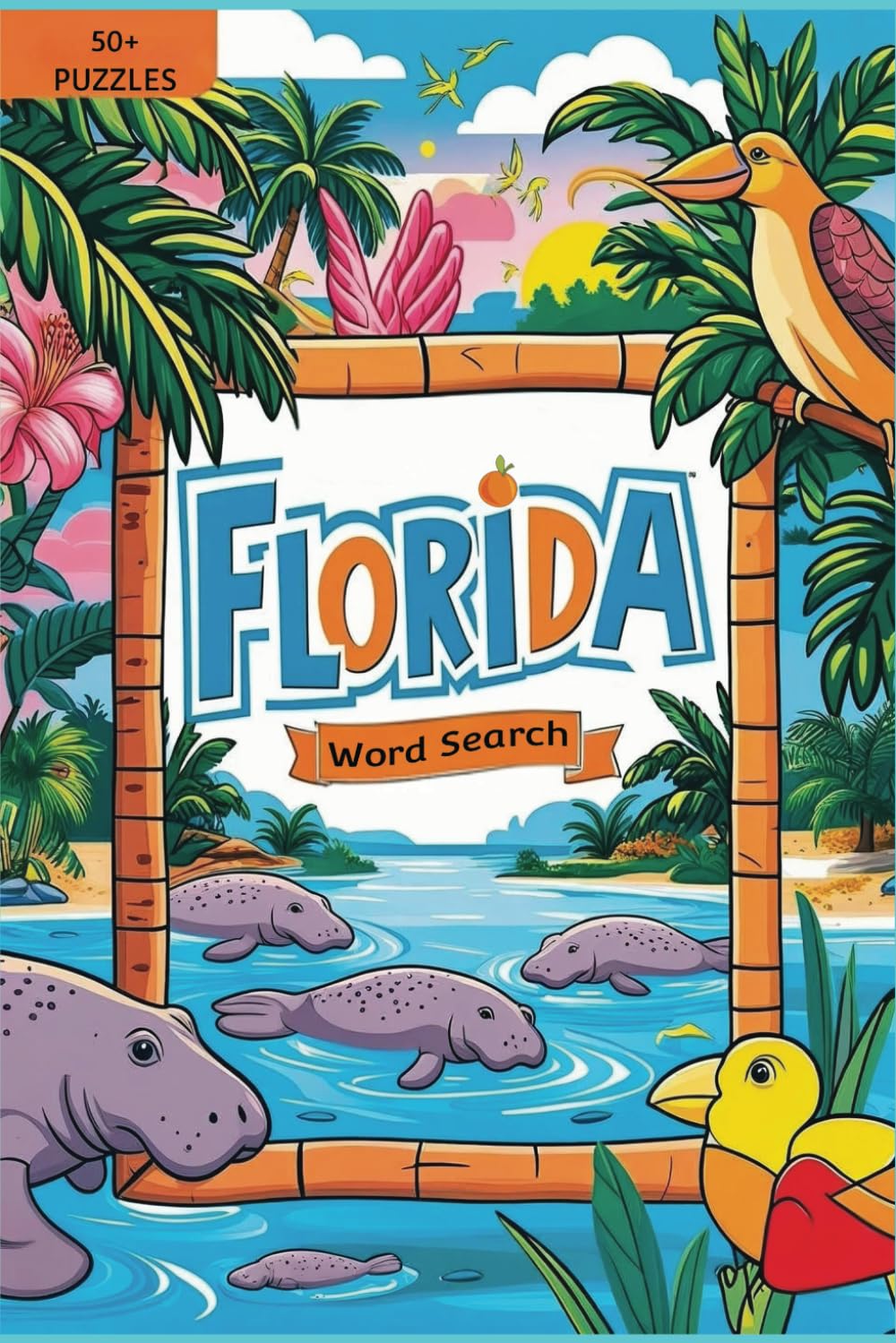 Florida Word Search: 6x9 US State puzzle book suitable for all ages