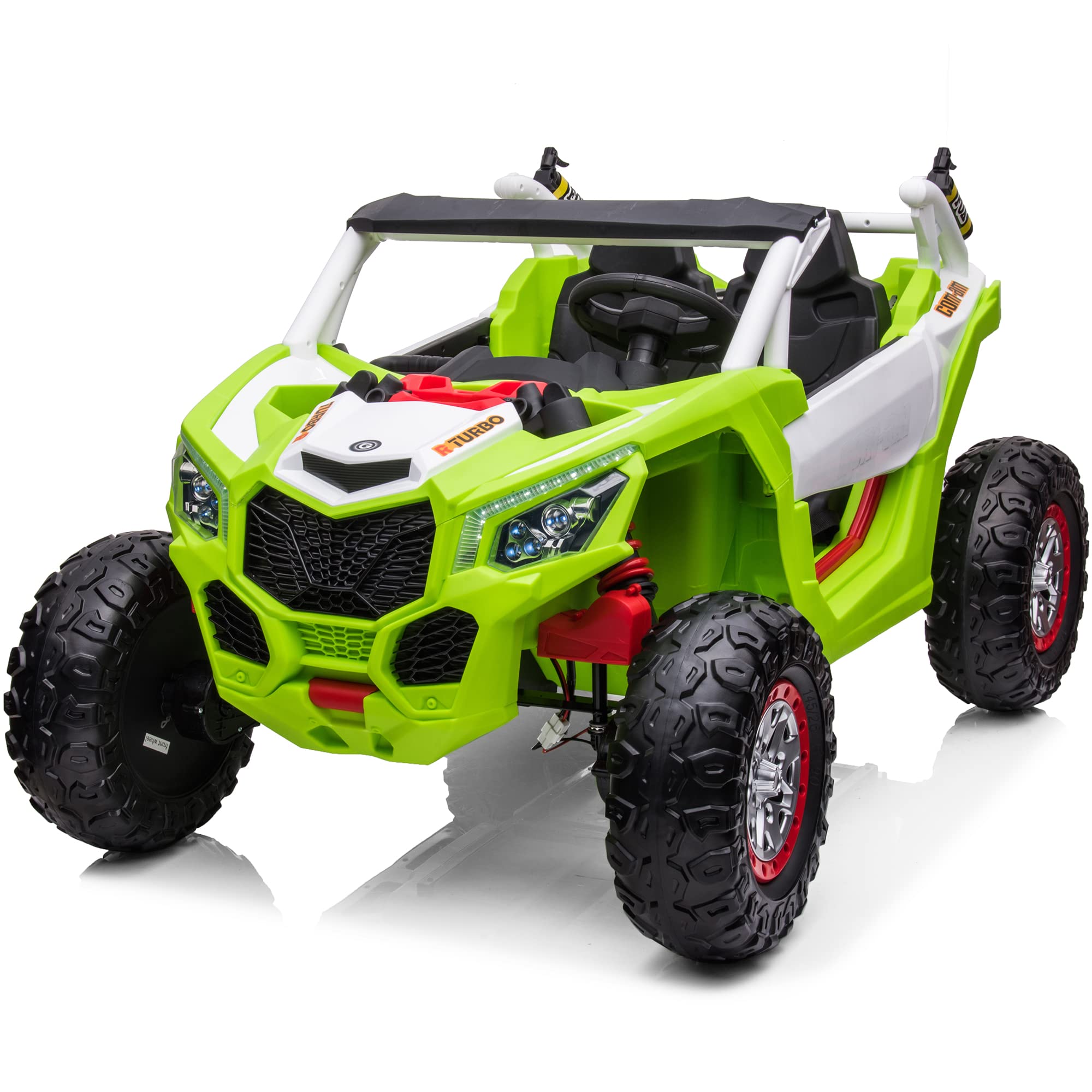 Buy sopbost 4WD 24V Ride On Car 2Seater Side by Side Ride On Truck UTV Kids Battery Powered