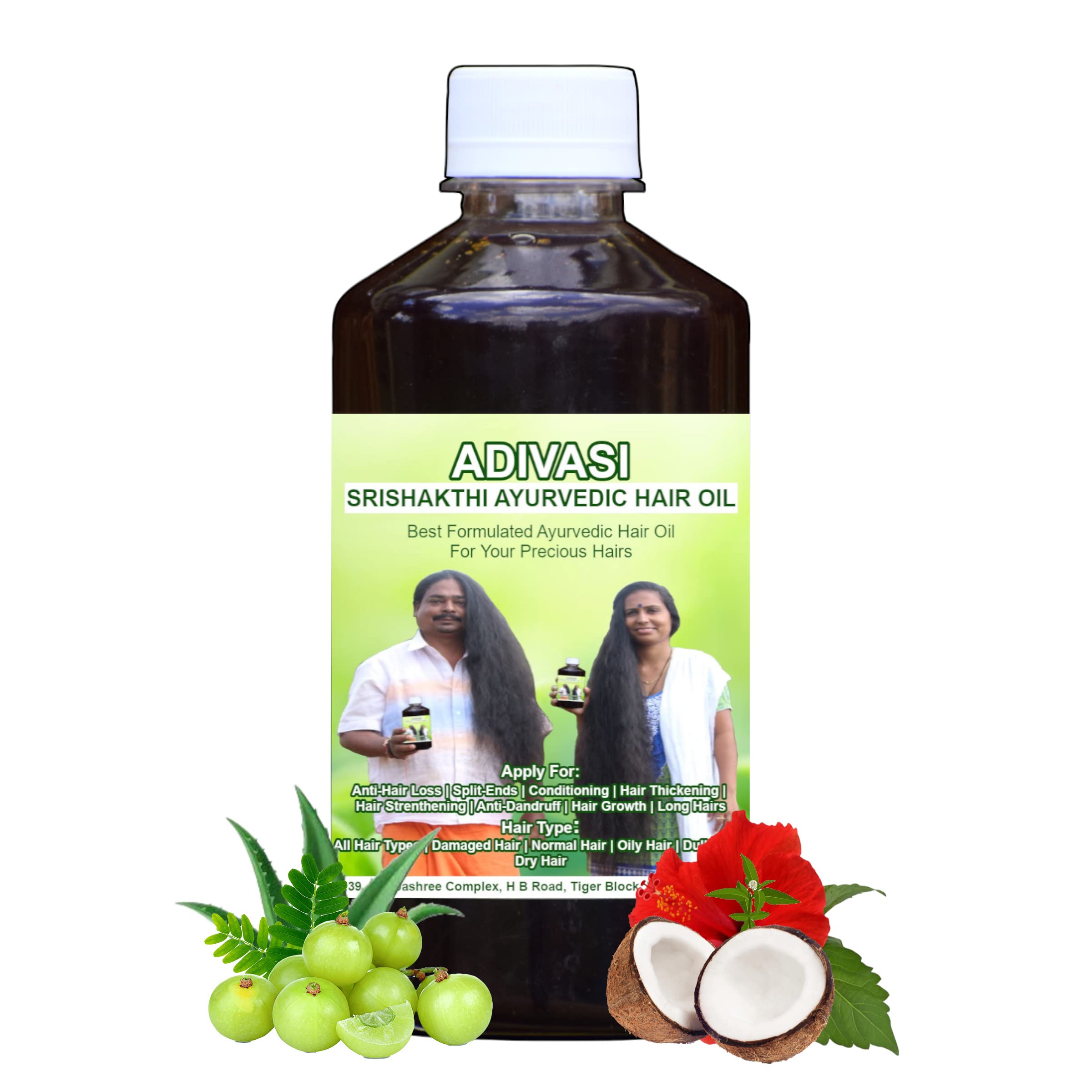 Adivasi Srishakthi Ayurvedic Hair Oil, 300ml