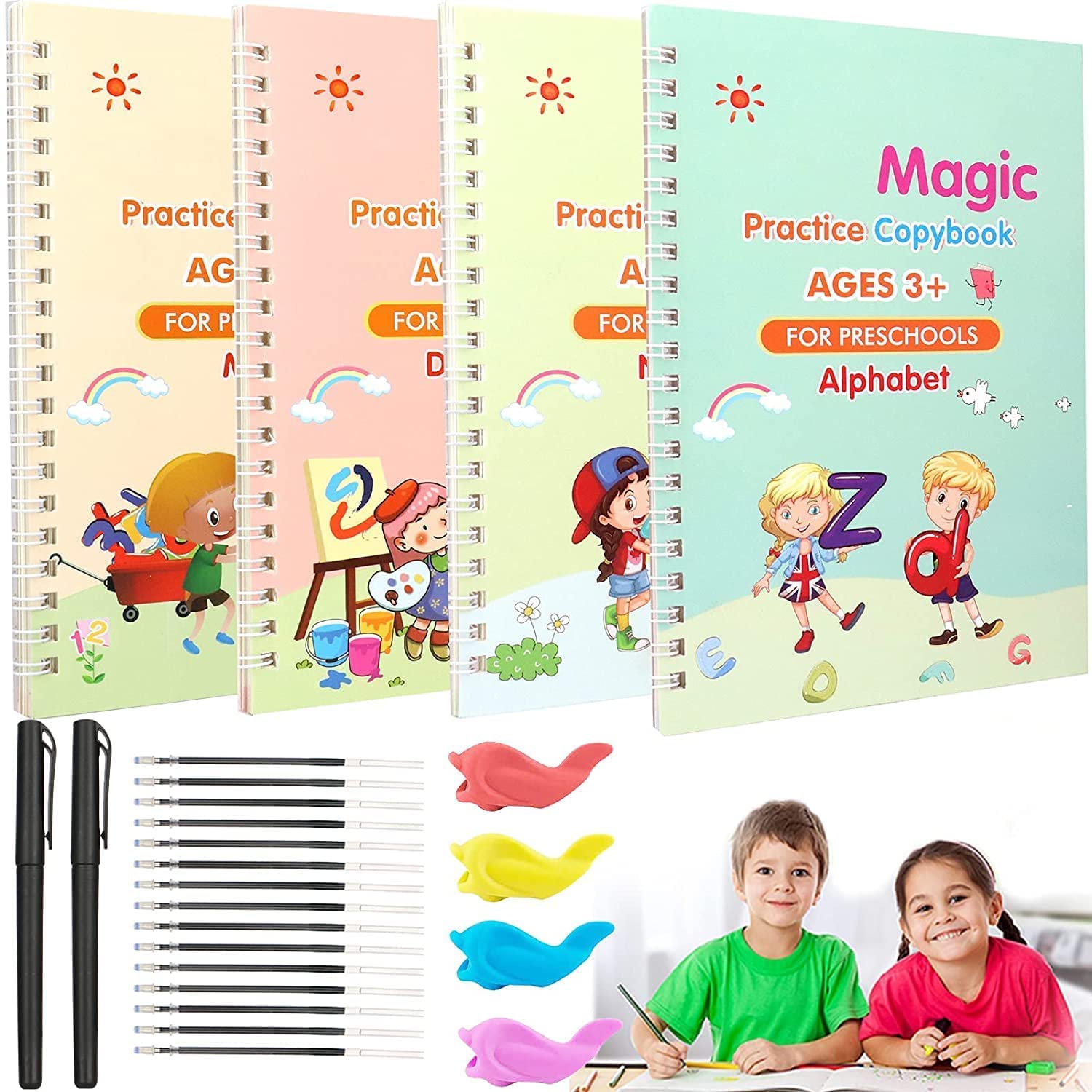 Sank Magic Practice Copybook, Number Tracing Book for Preschoolers with Pen, Magic Calligraphy Copybook Set Practical Reusable Writing Tool Simple Hand Lettering (B0BMYVDHW9) Amazon Price History, Amazon Price Tracker