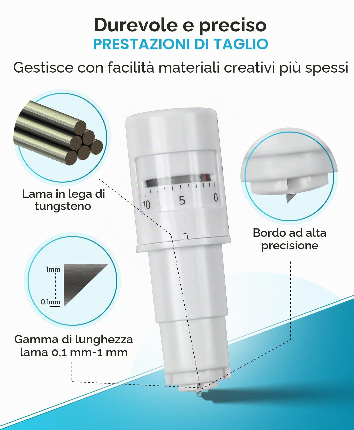 Silhouette America SLT SILH AUTO-2 PK L2 Lama, 2 Pezzi, Bianco
