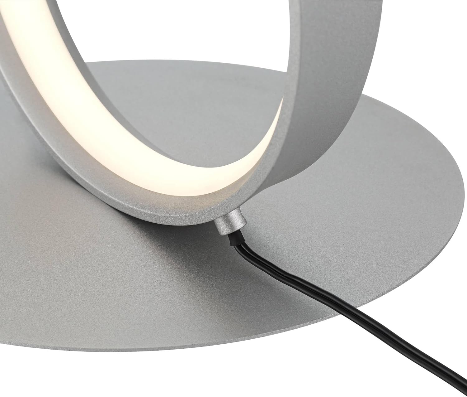 Possini Euro Design Avante Modern 56 1/2" Tall Standing Floor Lamp Light Ribbon Column LED Foot Switch Silver Metal Brushed Nickel Finish Living Room Bedroom House Reading Office Home Decor Entryway