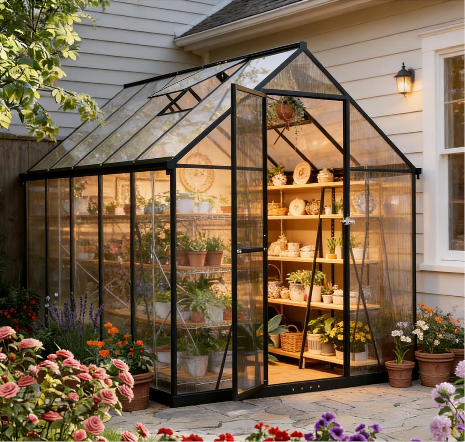 serre de jardin polycarbonate 6x10