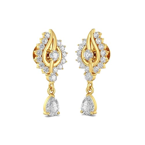 Impress Collection 22k Yellow Gold Stud Earrings for Women
