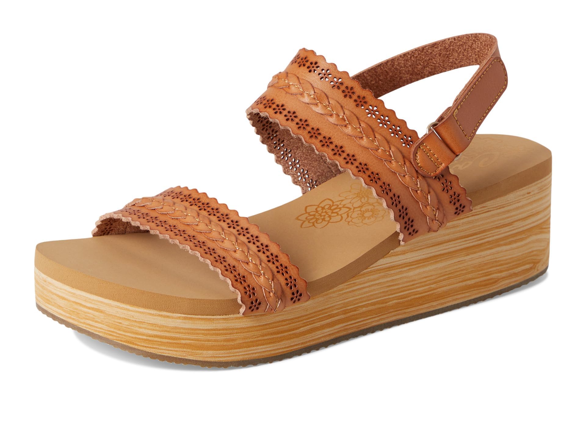 Skechers Damskie sandały na koturnie Summers-Coastal Spacer