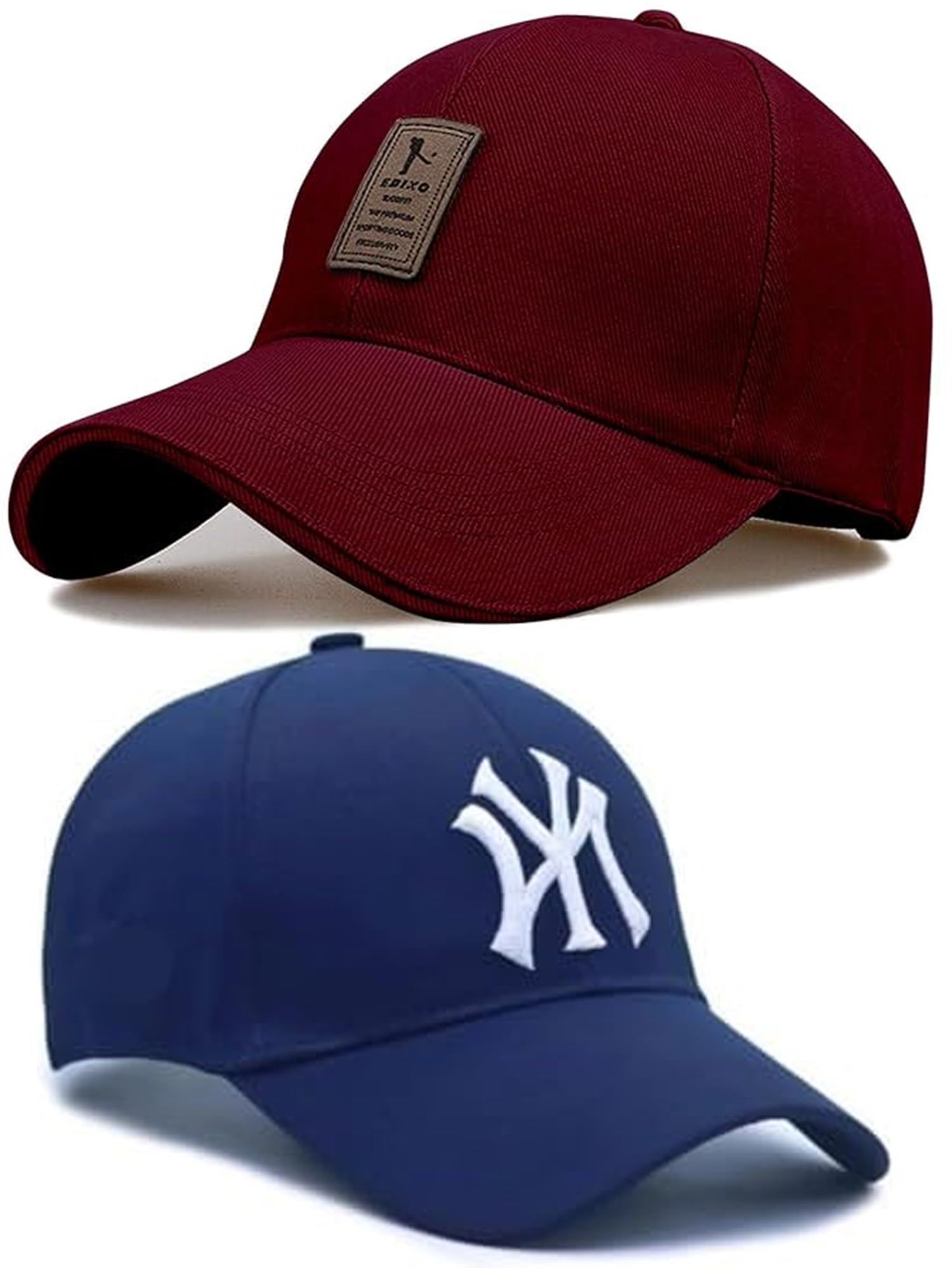 illarion Brand A Unisex NY Baseball Cap Comfortable Adjustable Cap with Stylish, Caps Branded with Adjustable Strap in Summer for Men, Sports Caps for Men & Women Black-picture-18