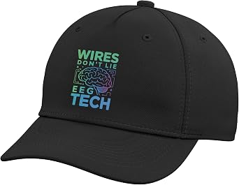 EEG Tech Brainwave Electroencephalographic Technician Adjustable Baseball Hat