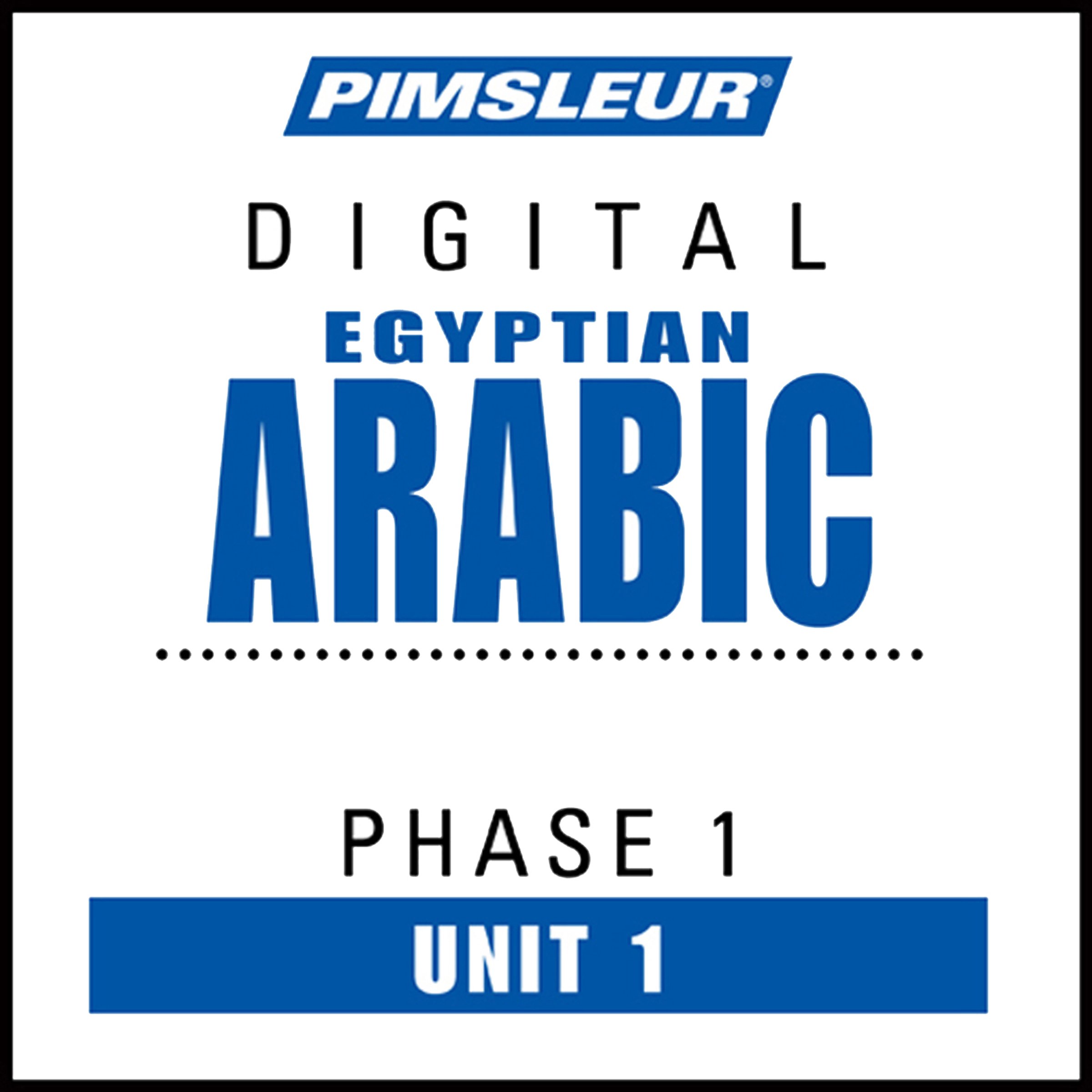 Cover art for Arabic (Egy) Phase 1, Unit 01
