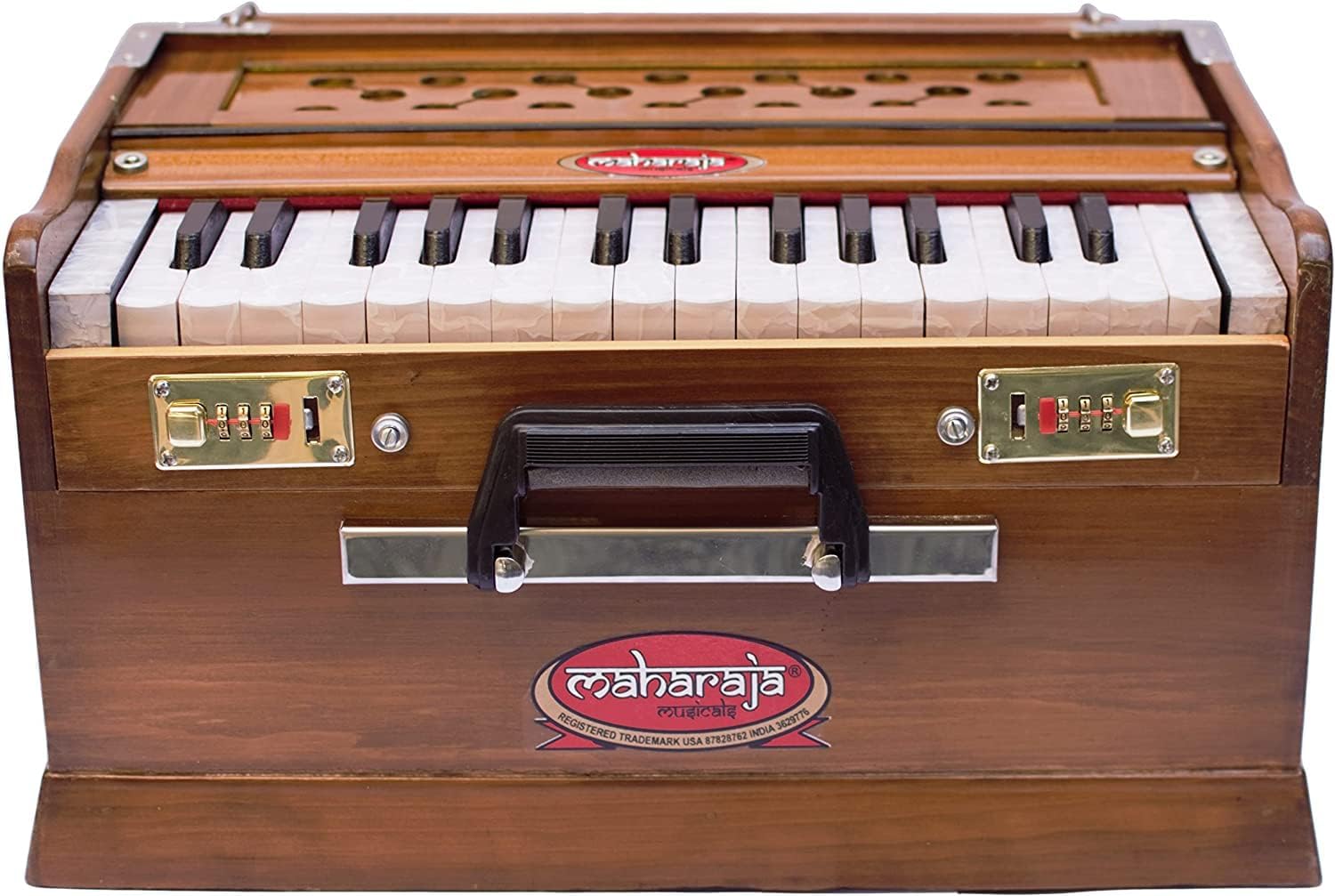 Portable Harmonium, Maharaja Musicals, Small, 2 1/4 Octaves