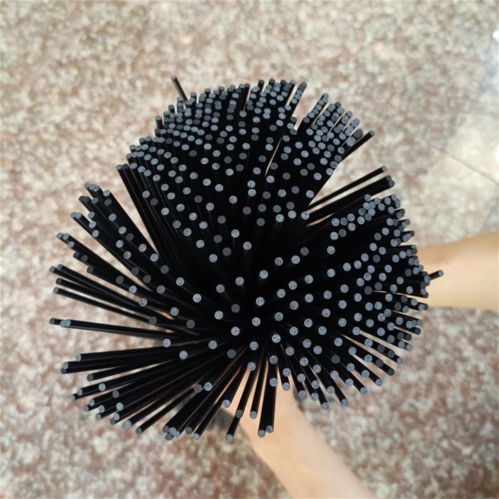 10PC Carbon Fiber Rod Diameter 0.8 1 1.5 2 3 4 6 8 9 10 12 15 20-30mm for RC Plane DIY Tool High Strength Light Weight Solid Bar Carbon Fiber Rods(10PC 12x100mm)