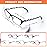 VIDEBLA 5 Pack Computer Reading Glasses Men and Women Anti Eyestrain Blue Light Blocking Glasses for Reading (5 Mix-5, 2.0, multiplier_x)