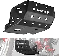 NICECNC Black Aluminum Skid Plate for Honda XR650L 1993-2024 | CNC Bash Guard Engine Protector