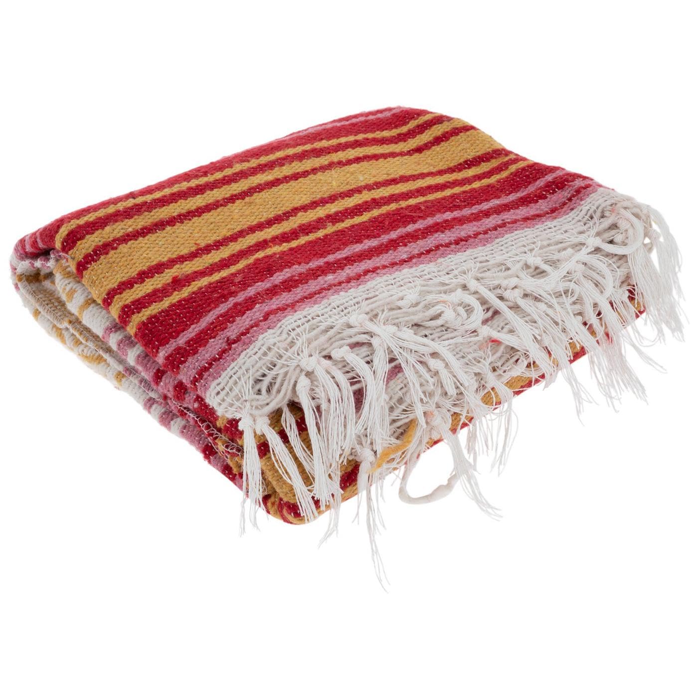 Amazon.com: Hobby Lobby Mexican Striped Throw Blanket, 50 x 70 