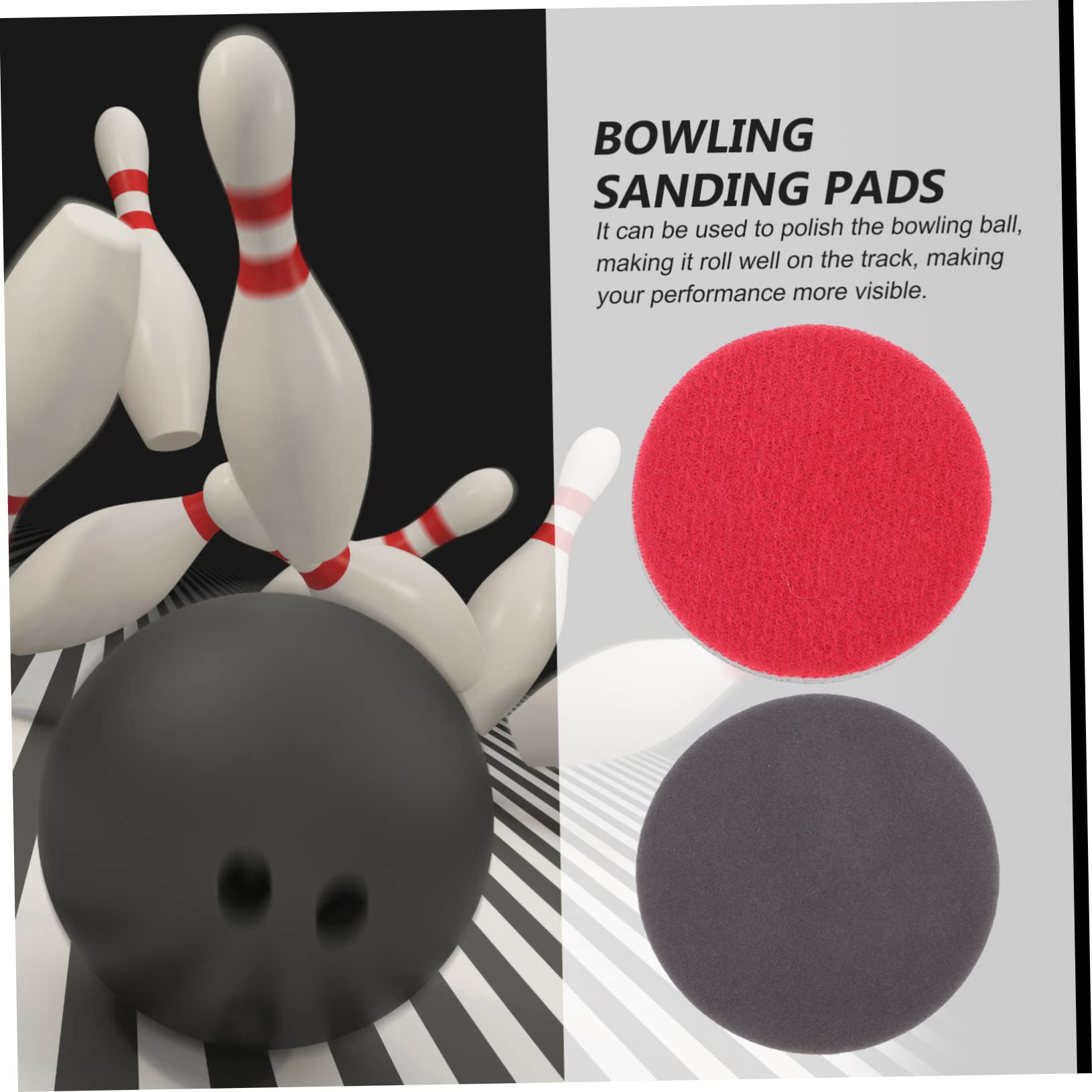Kit De Nettoyage Pour Boule De Bowling - 1 Chiffon + 2 Tapis (20x20 Cm & 20x25 Cm) - Entretien Facile