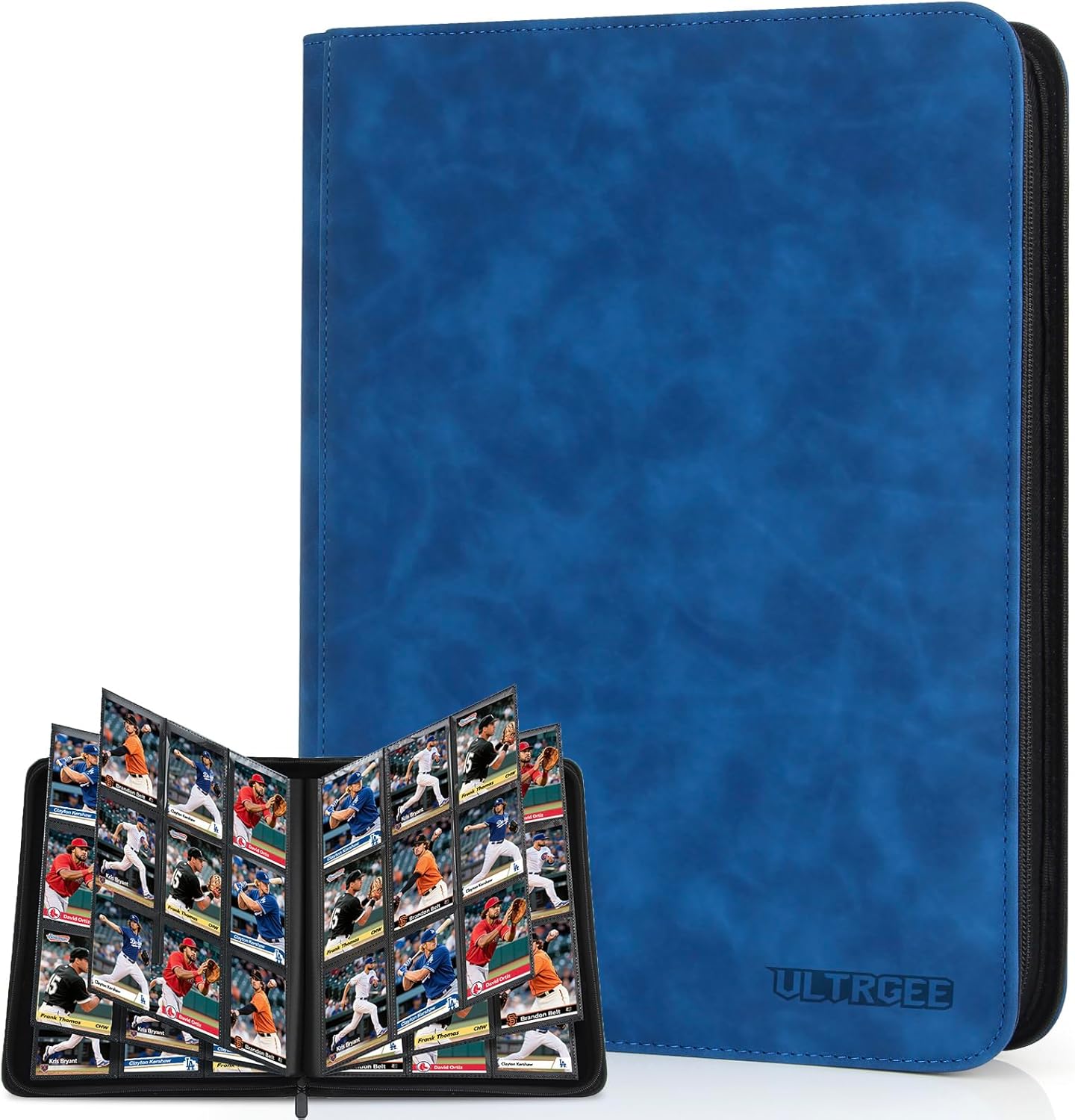 9 Pocket Card Binder, Trading Card Collection Binder - Holds 540 Cards, Card Album for TCG/YGO/MTG/PTCG Cards and Sports Cards (Black)