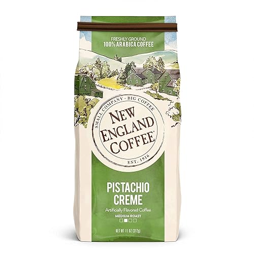 New England Coffee Crema de pistacho, 11 onzas (1 unidad)