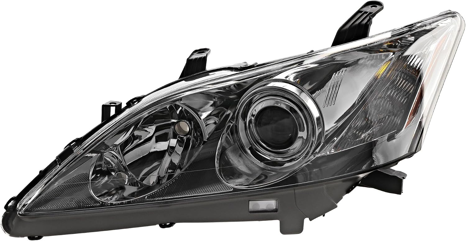 Compatible with 07-09 ES-350 Front Halogen Headlight Headlamp Head Light Lamp without Bulb Left Driver Side