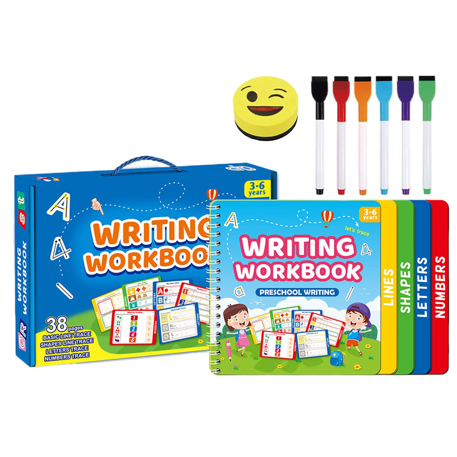 Libro para trazar el Cuaderno Caligrafía Práctica Juguete Aprendizaje Y | Cuaderno de Práctica de Escritura Infantil Aprendizaje Infantil Pequeños Preescolar Kindergarten Niños Escue