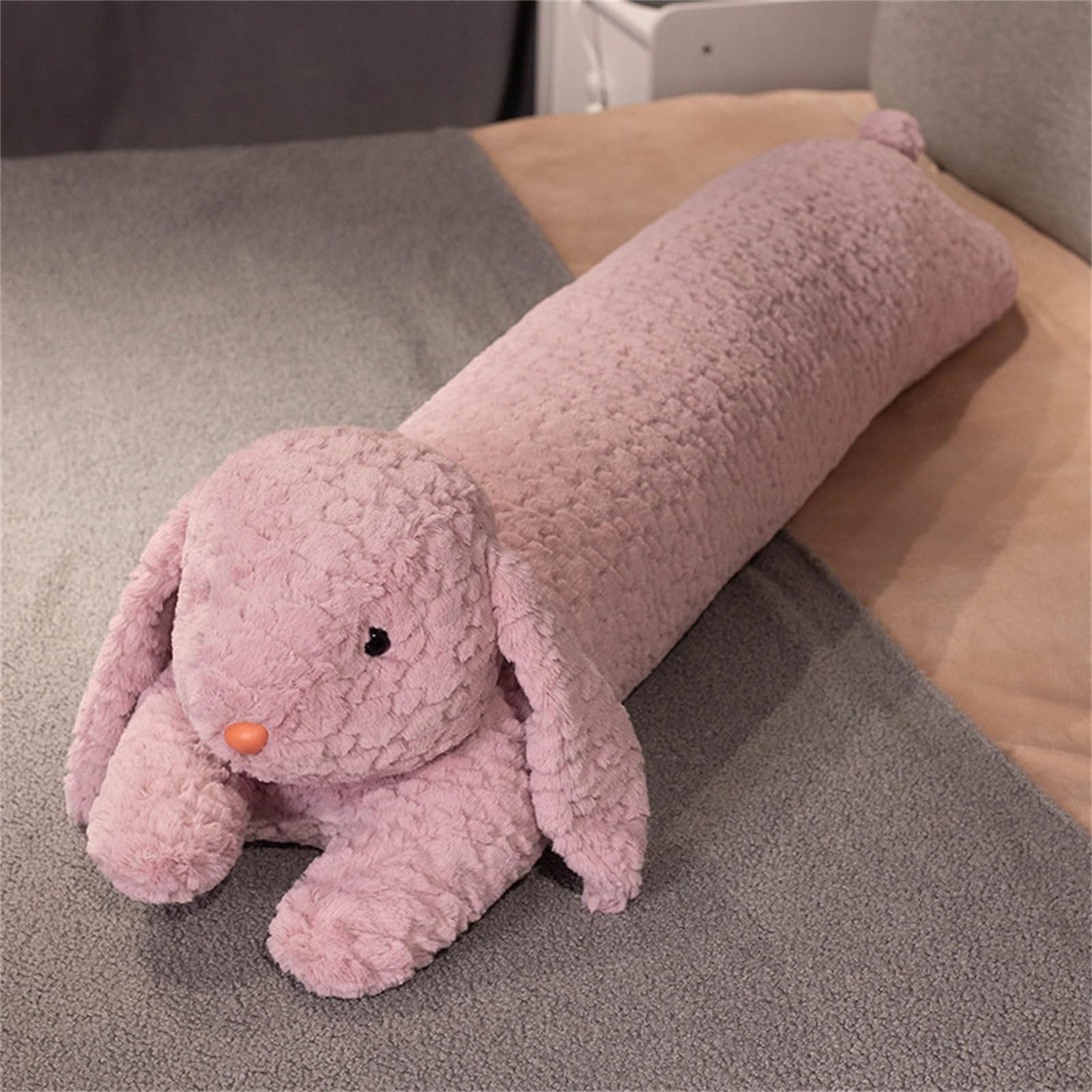 Bonita almohada larga funcional con forma de animal con diseño de dibujos animados para niños y adultos, almohada de regalo de cumpleaños para mujeres