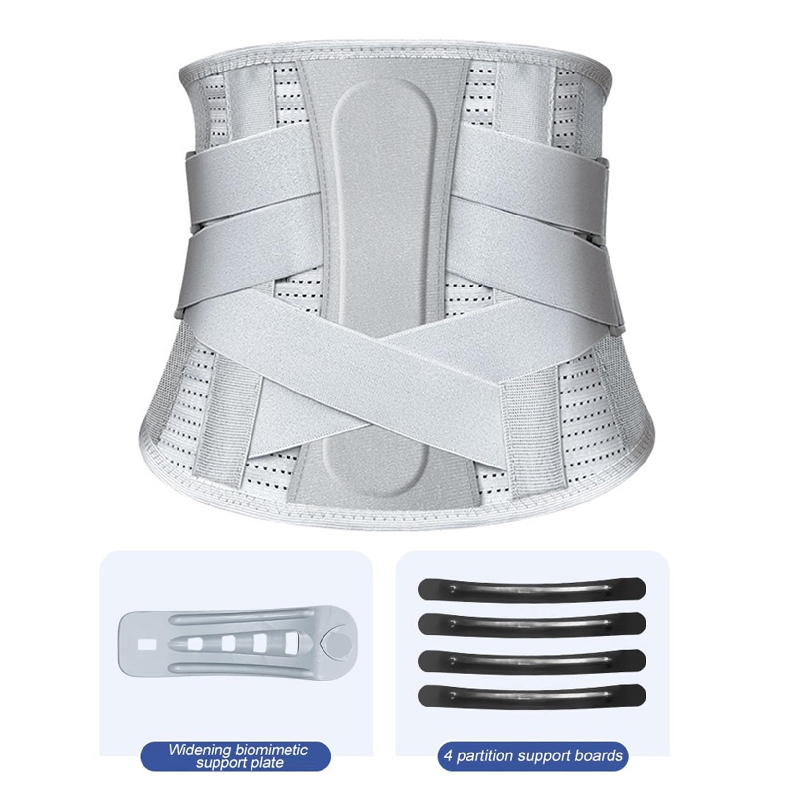 Fascia Lombare Supporto 1 tutore for la schiena for alleviare il dolore nella parte inferiore, cintura di supporto lombare con cuscinetto, design ergonomico(XXL)