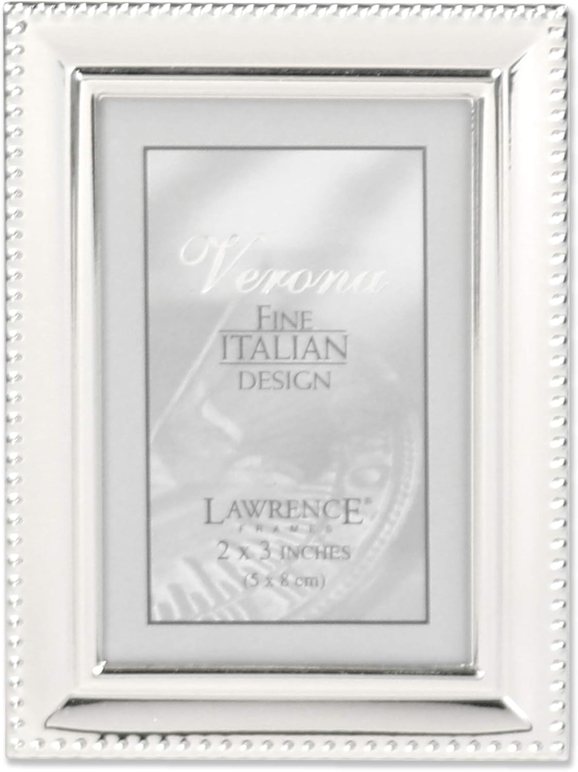 Lawrence Frames 11623 Lawrence Metals Frame, 2.5x3.5, Silver