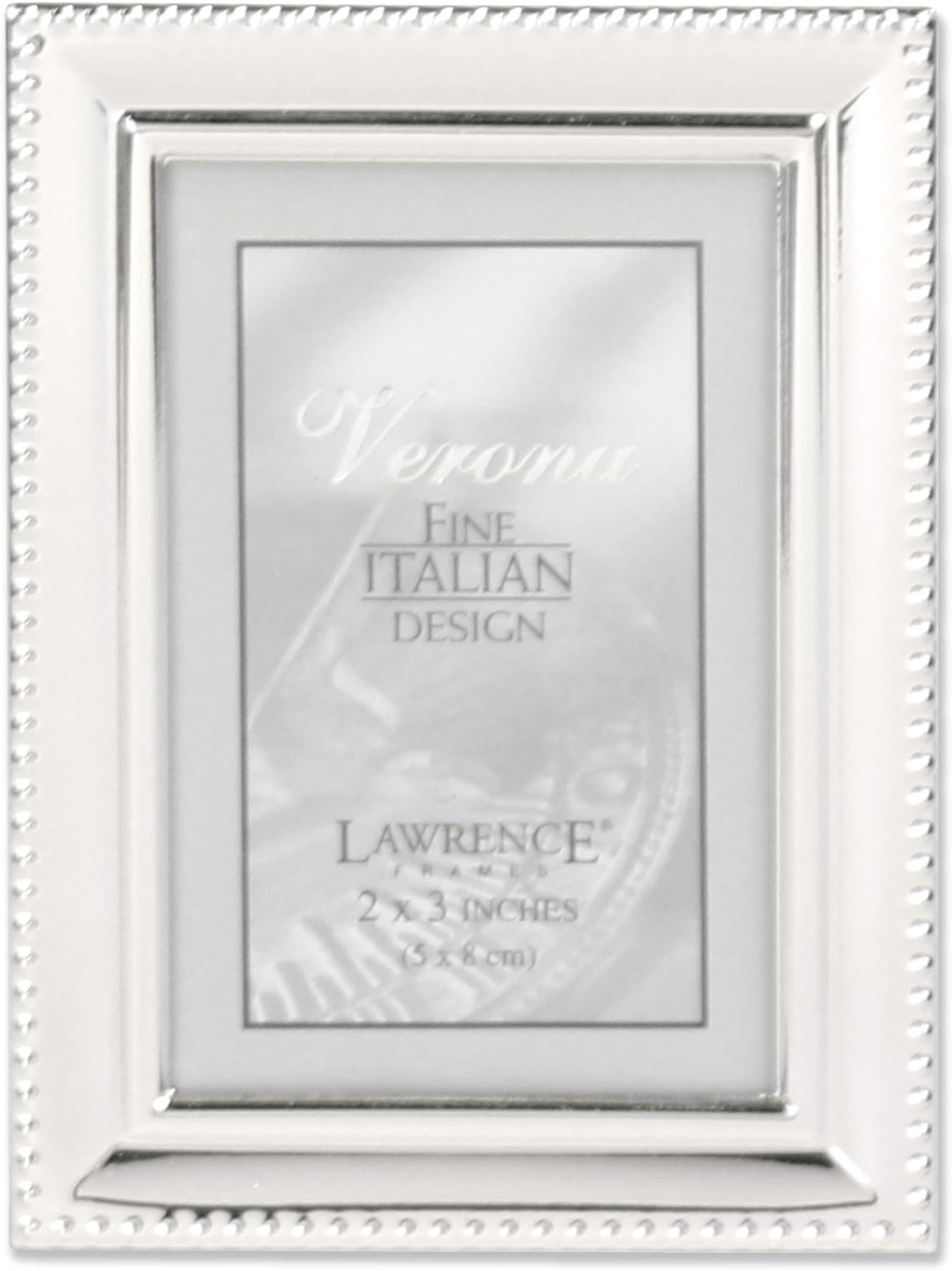 Lawrence Frames 11623 Lawrence Metals Frame, 2.5x3.5, Silver