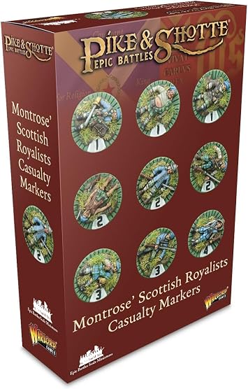Warlord Games Epic Montrose Scottish Royalists Casualty Markers Set
